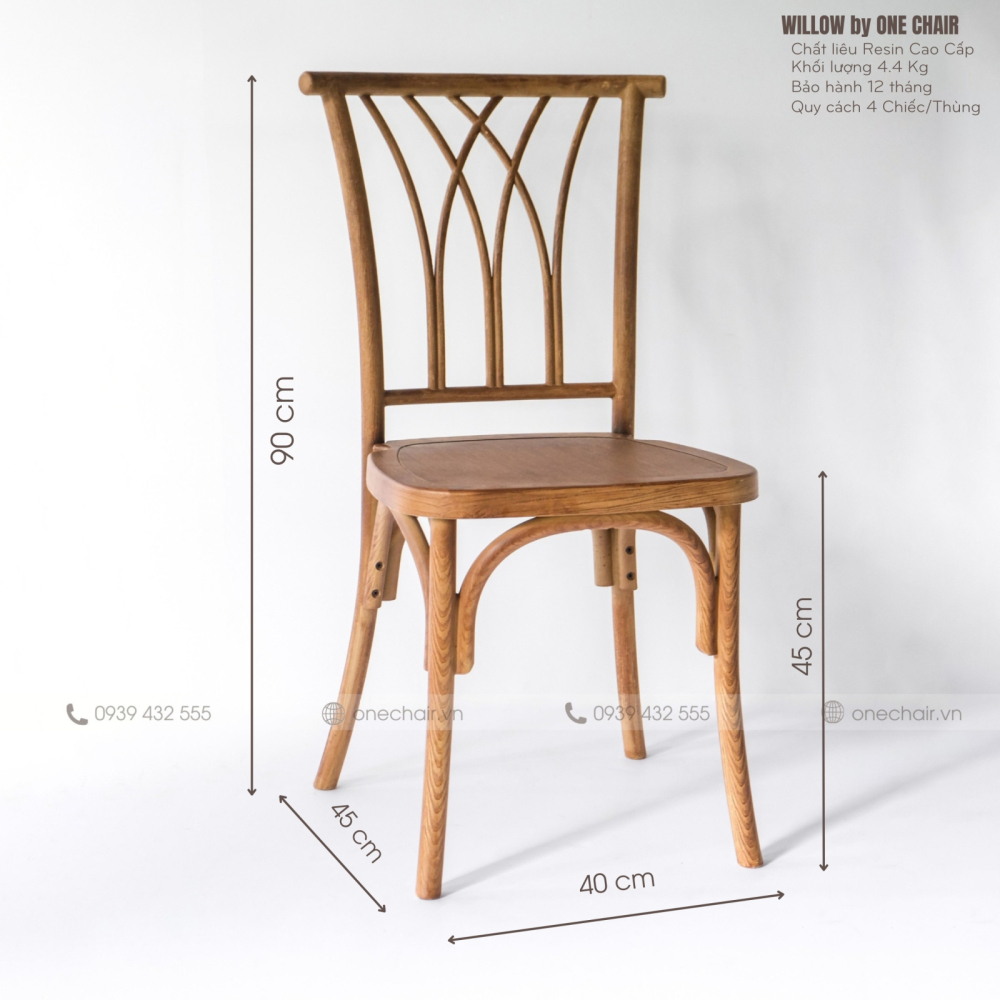 Willow Chair - Ghế Sự Kiện Tiệc Đẹp Với Thiết Kế Độc Đáo