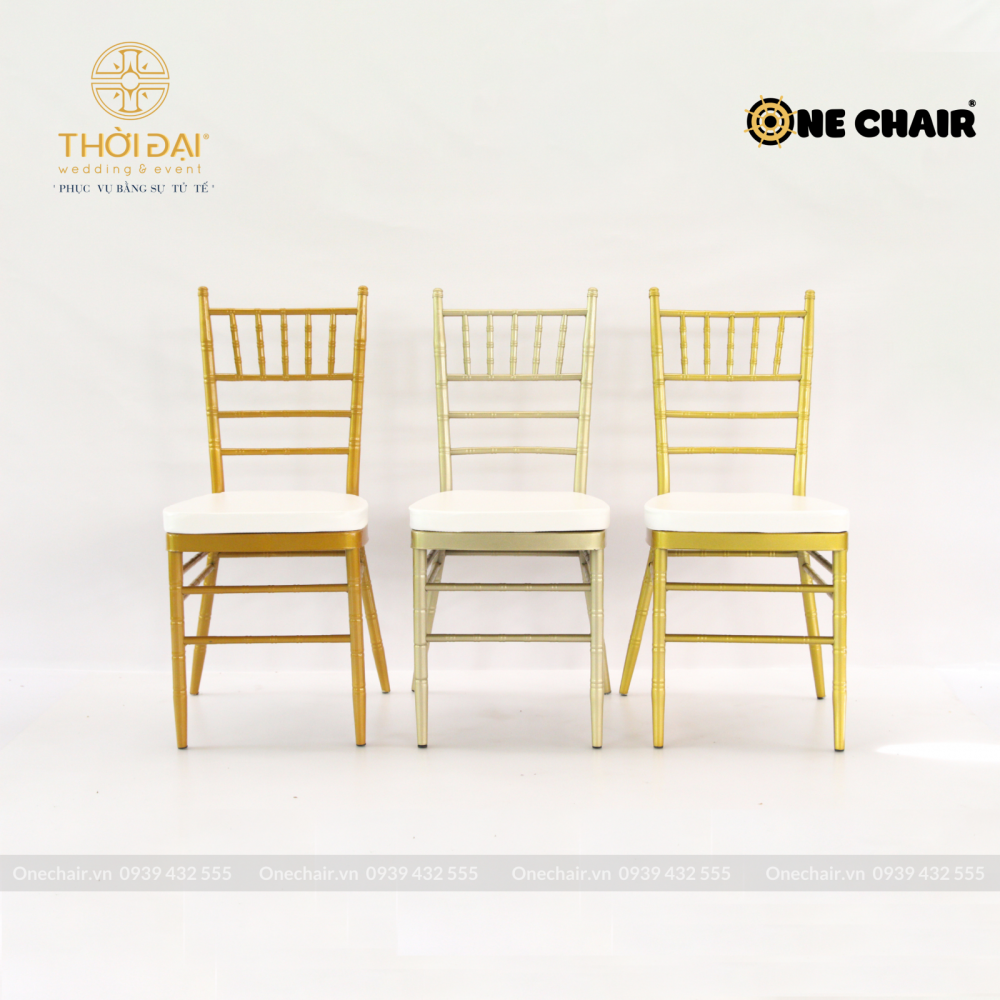 Cho thuê ghế chiavari tiffany sự kiện tiệc cưới phong cách châu âu hiện đại