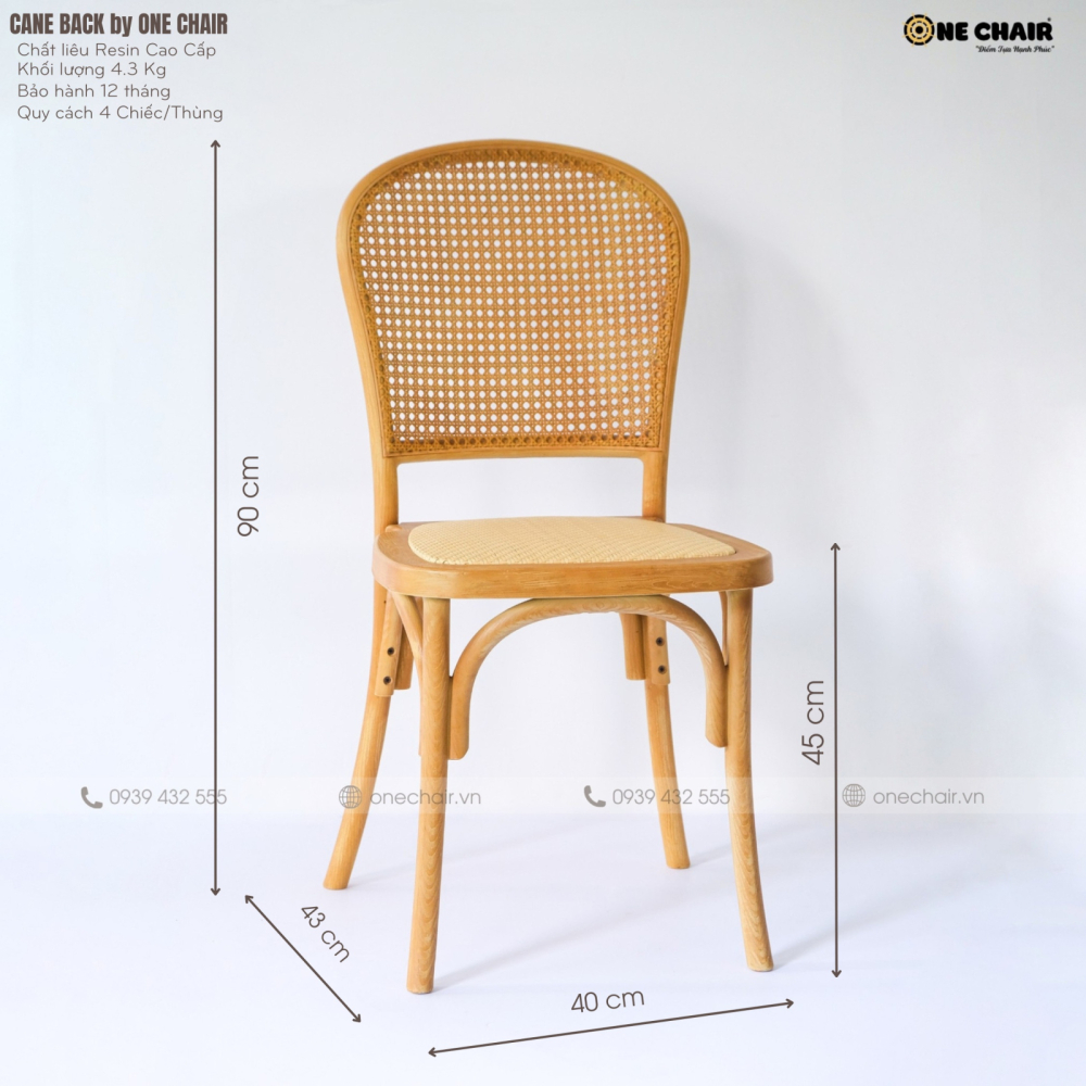 NEW - Ghế Cane Back Lãng Mạn, Sự Lựa Chọn Tinh Tế Cho Tiệc Cưới