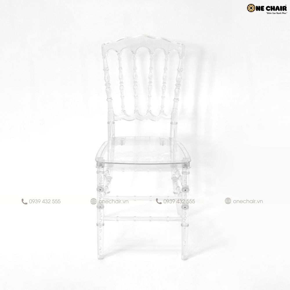 Napoleon Chair - Cho Thuê Ghế Sự Kiện Trong Suốt Cổ Điển & Kiêu Hãnh