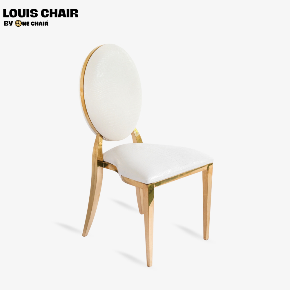 Louis Banquet Chair  - Ghế Sự Kiện Tiệc Cưới Mạ Vàng Sang Trọng