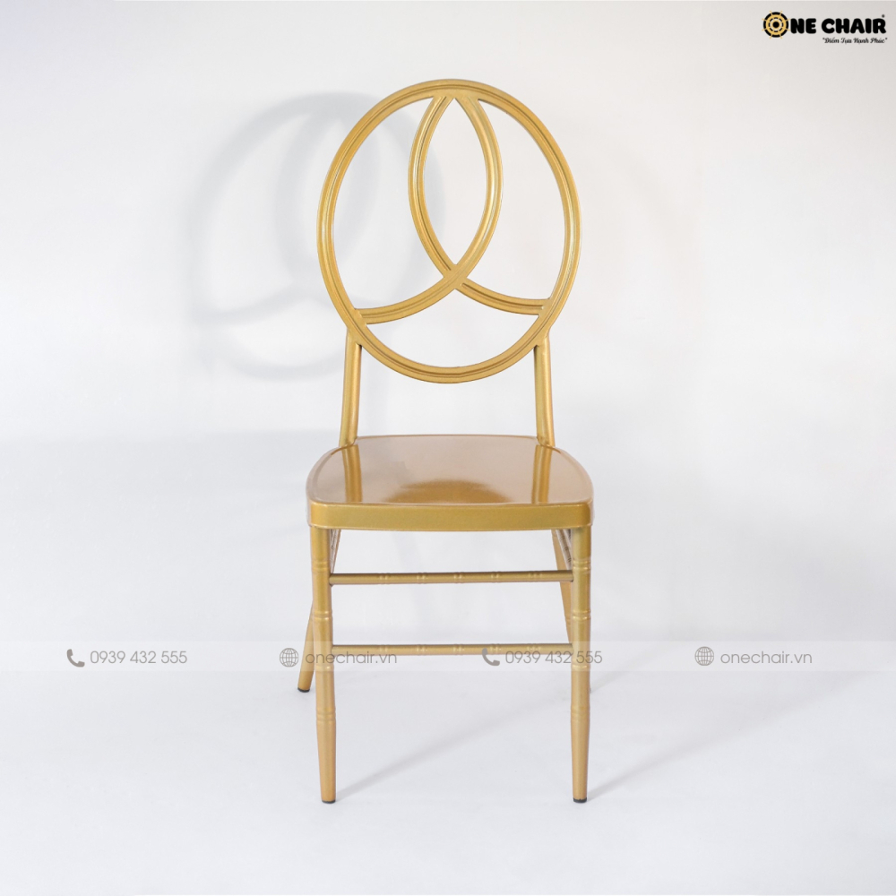 Ghế chiavari napoleon sự kiện tiệc cưới phong cách nhà hàng hoàng gia
