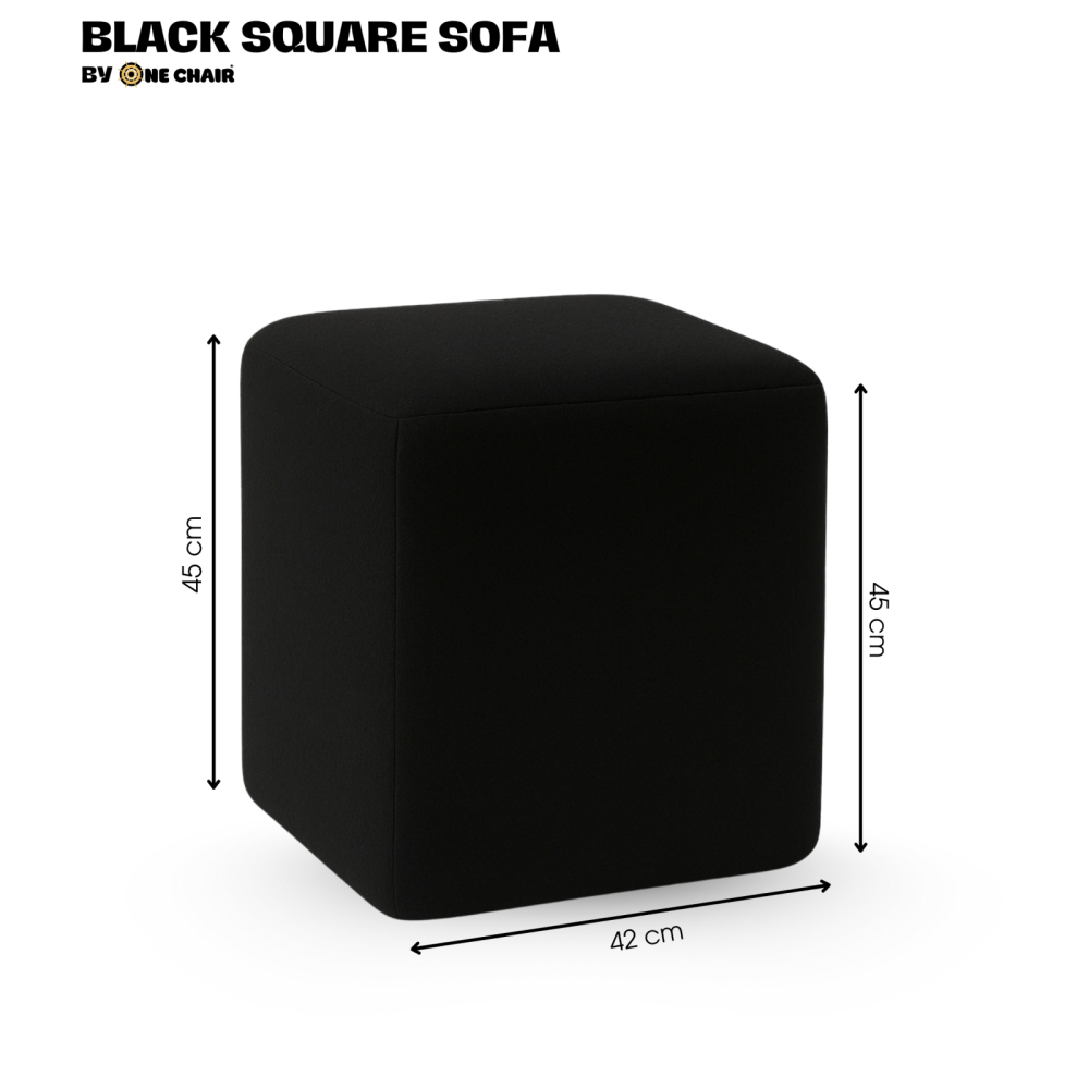SOFA SỰ KIỆN CAO CẤP | BLACK SQUARE SOFA – VẺ ĐẸP ĐEN HIỆN ĐẠI TỐI GIẢN