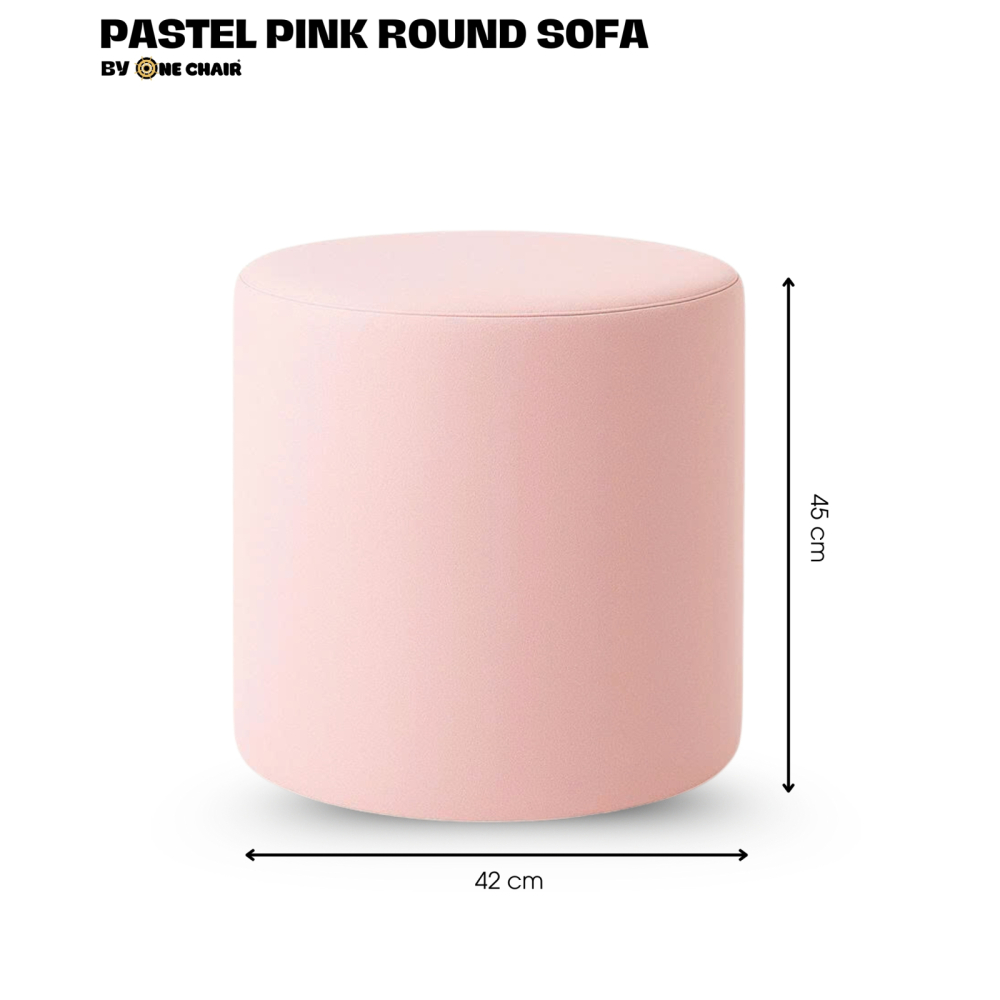 PASTEL PINK ROUND SOFA – SẮC HỒNG NGỌT NGÀO | GHẾ SOFA SỰ KIỆN CAO CẤP