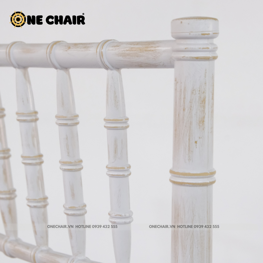 Ghế Chiavari Tiffany - Resin Màu Scratched Wood