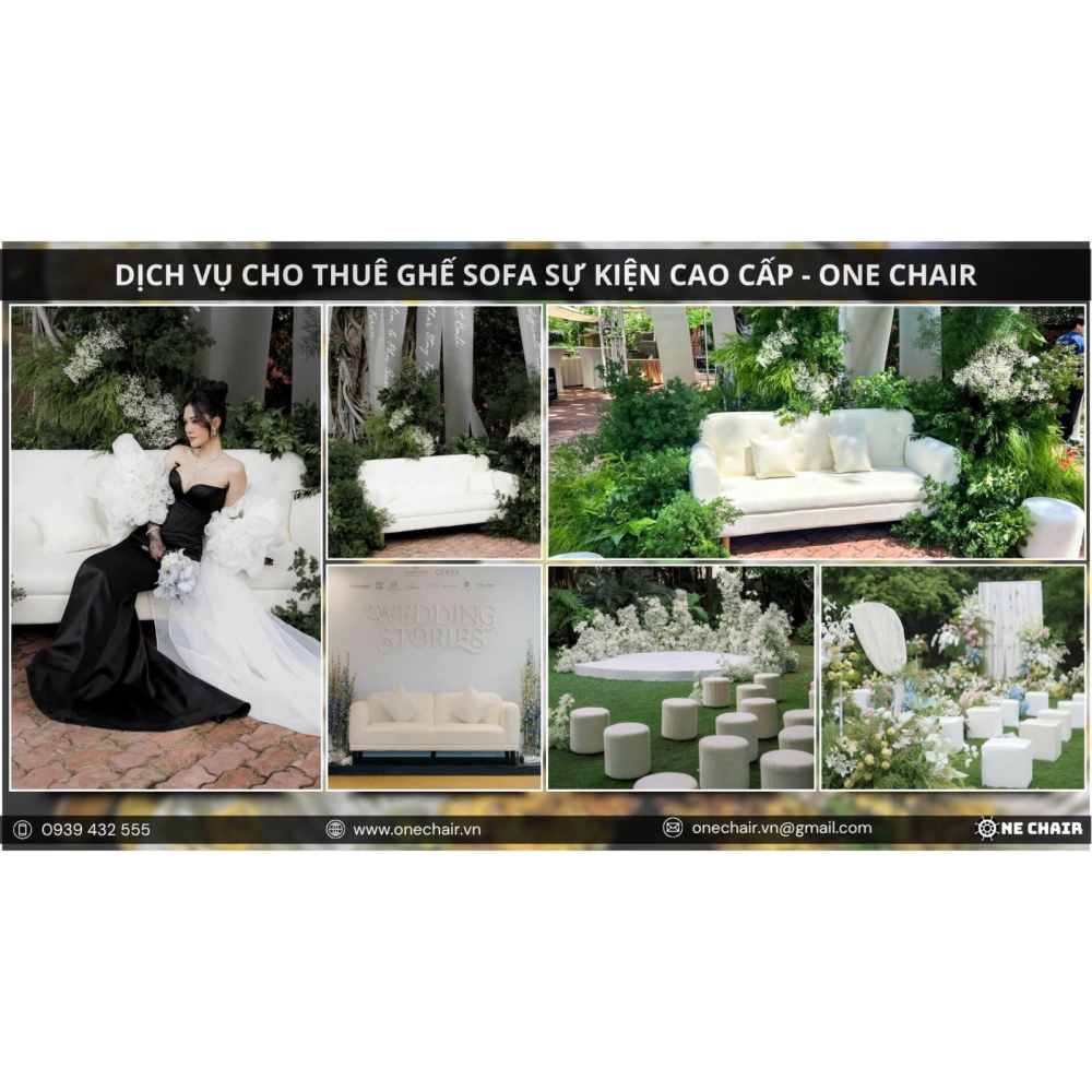 Chọn Sofa Sự Kiện Chuẩn Concept - Bí Quyết Planner Cần Biết