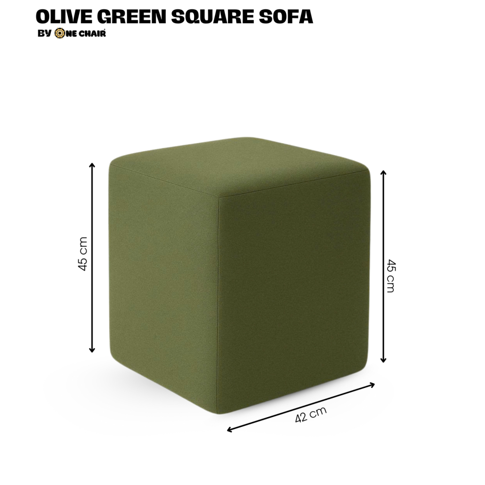 OLIVE GREEN SQUARE – SẮC XANH ÔLIU THANH LỊCH | GHẾ SOFA VUÔNG SỰ KIỆN