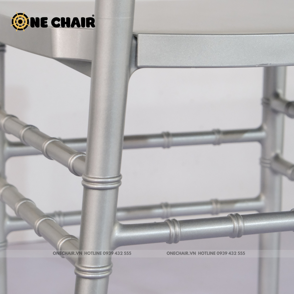 Ghế Chiavari Tiffany - Resin Màu Silver