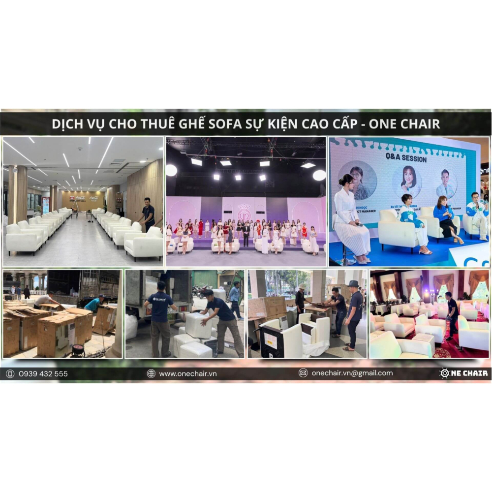Xu Hướng Sofa Sự Kiện Sang Trọng, Hiện Đại 2025 - ONE CHAIR Dẫn Đầu Phong Cách Mới