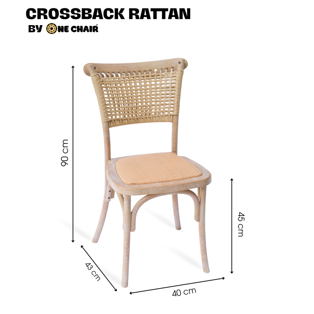 GHẾ SỰ KIỆN CAO CẤP | CROSSBACK RATTAN – MỘC MẠC, GẦN GŨI, THANH LỊCH