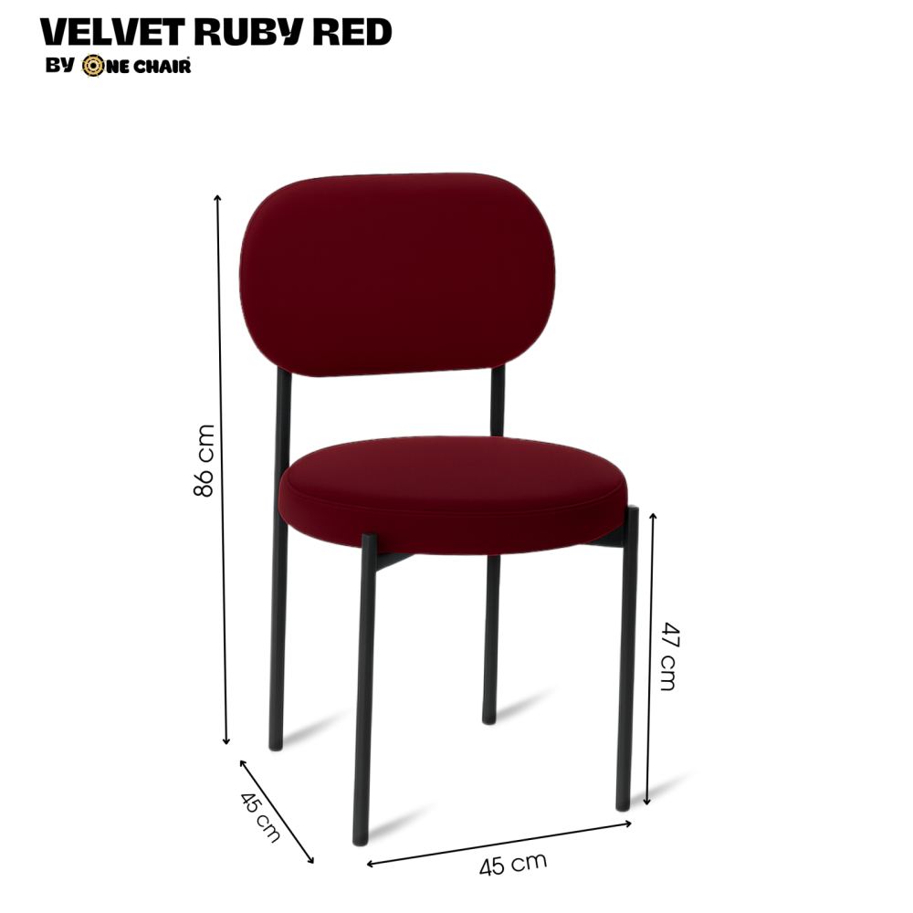GHẾ SỰ KIỆN SOFA VELVET RUBY RED – QUYẾN RŨ & THANH LỊCH