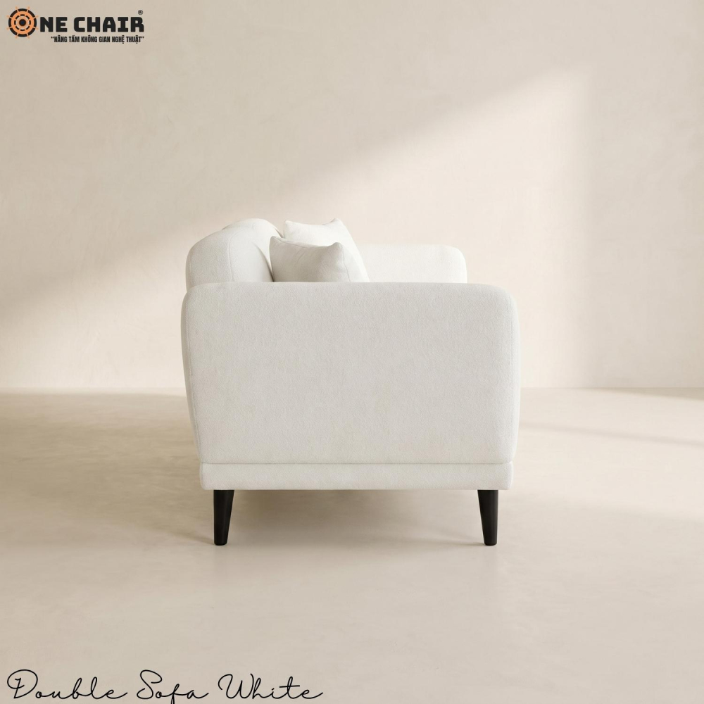 Double Sofa White