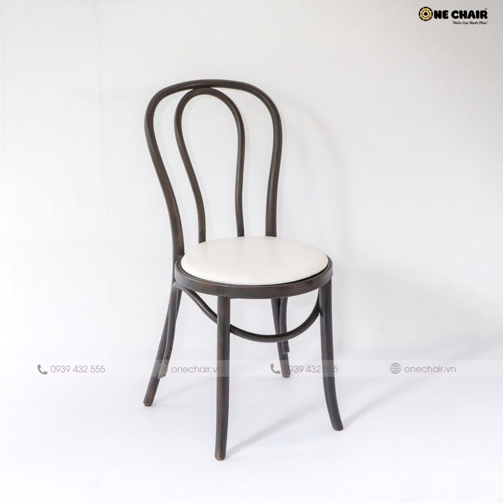 NEW - Ghế Thonot Màu Nâu Đậm Cổ Điển: Thanh Lịch Và Hấp Dẫn Vượt Thời Gian