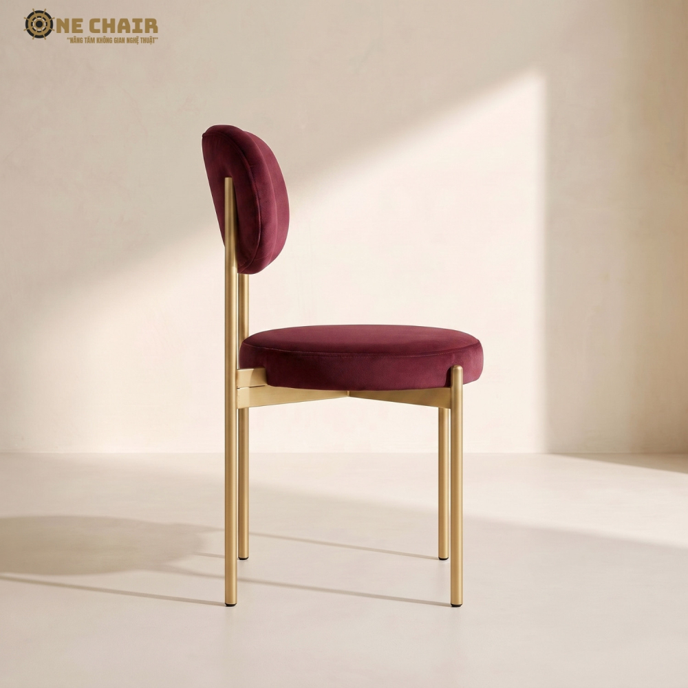 Velvet Chair – Burgundy Wine