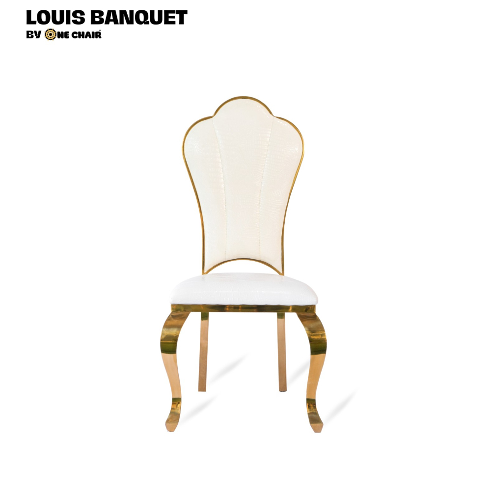 Louis Hoa Mai - Ghế Sự Kiện Tiệc Cưới Mạ Vàng Sang Trọng