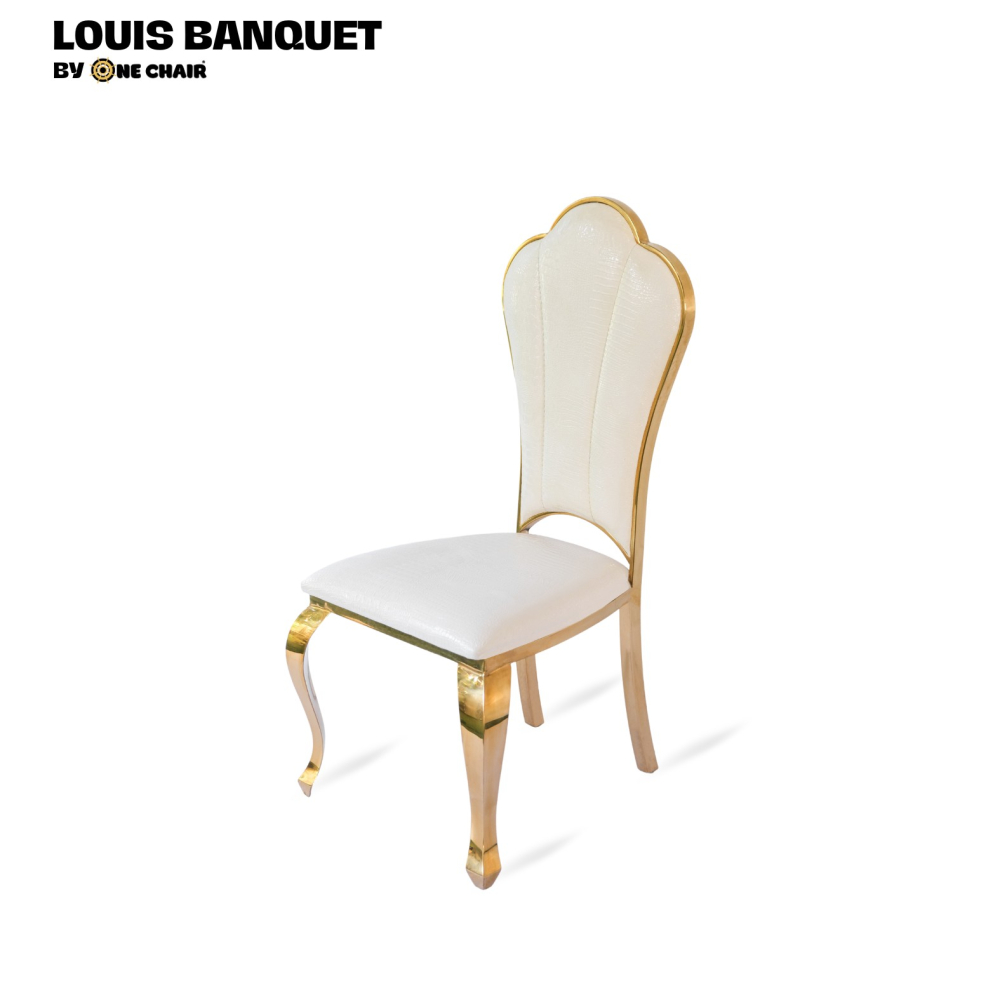 Louis Hoa Mai - Ghế Sự Kiện Tiệc Cưới Mạ Vàng Sang Trọng