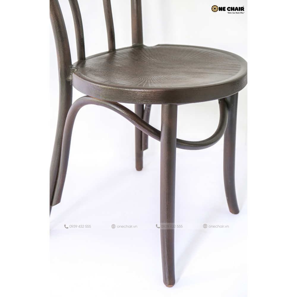 NEW - Ghế Thonot Màu Nâu Đậm Cổ Điển: Thanh Lịch Và Hấp Dẫn Vượt Thời Gian
