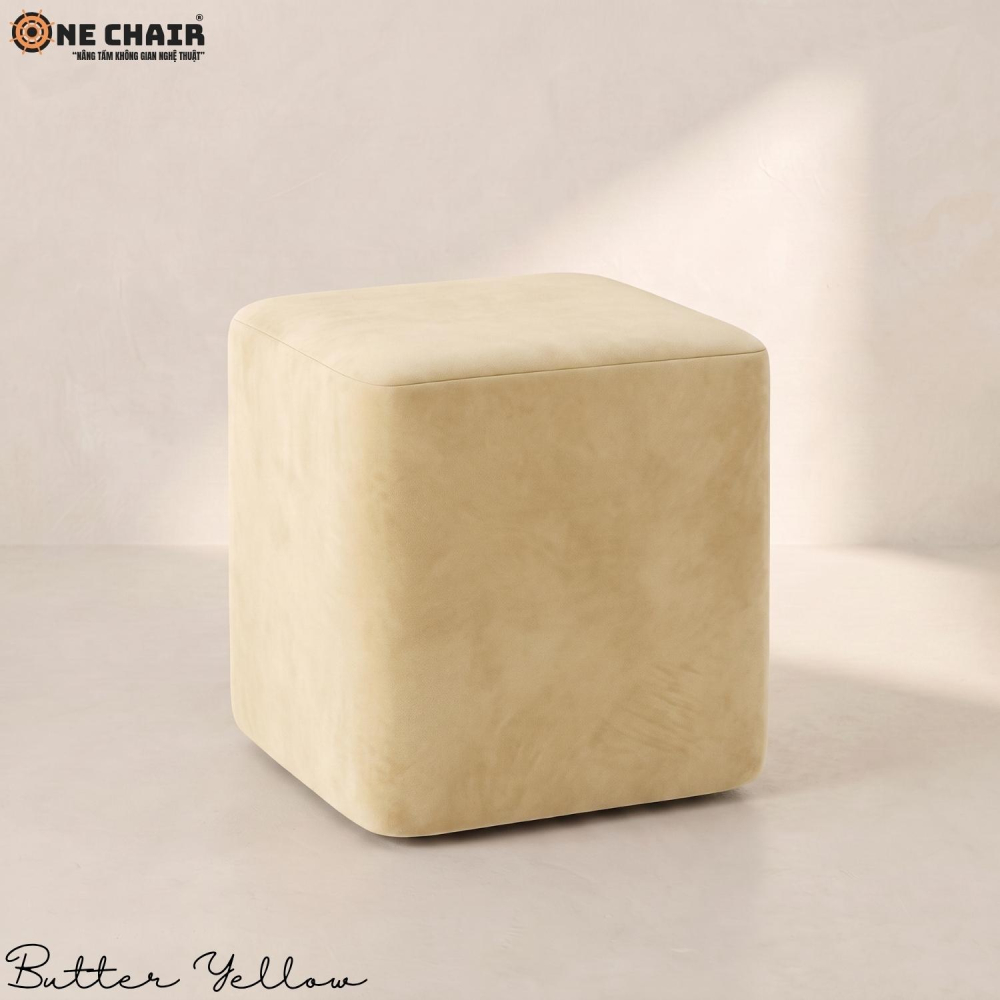 Đôn Vuông – Butter Yellow
