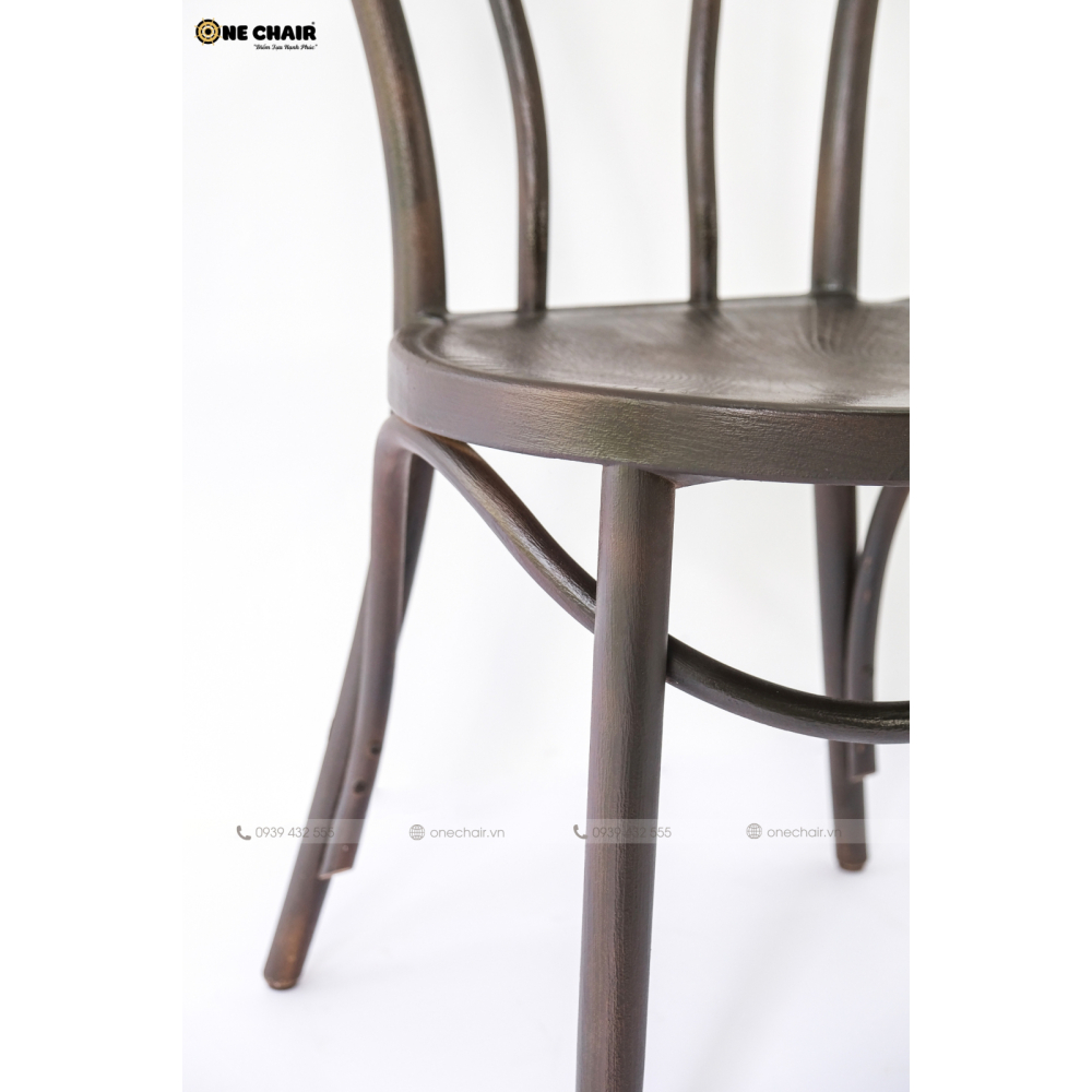 NEW - Ghế Thonot Màu Nâu Đậm Cổ Điển: Thanh Lịch Và Hấp Dẫn Vượt Thời Gian