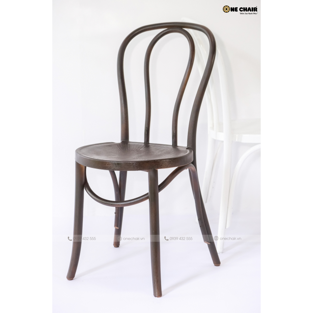 NEW - Ghế Thonot Màu Nâu Đậm Cổ Điển: Thanh Lịch Và Hấp Dẫn Vượt Thời Gian
