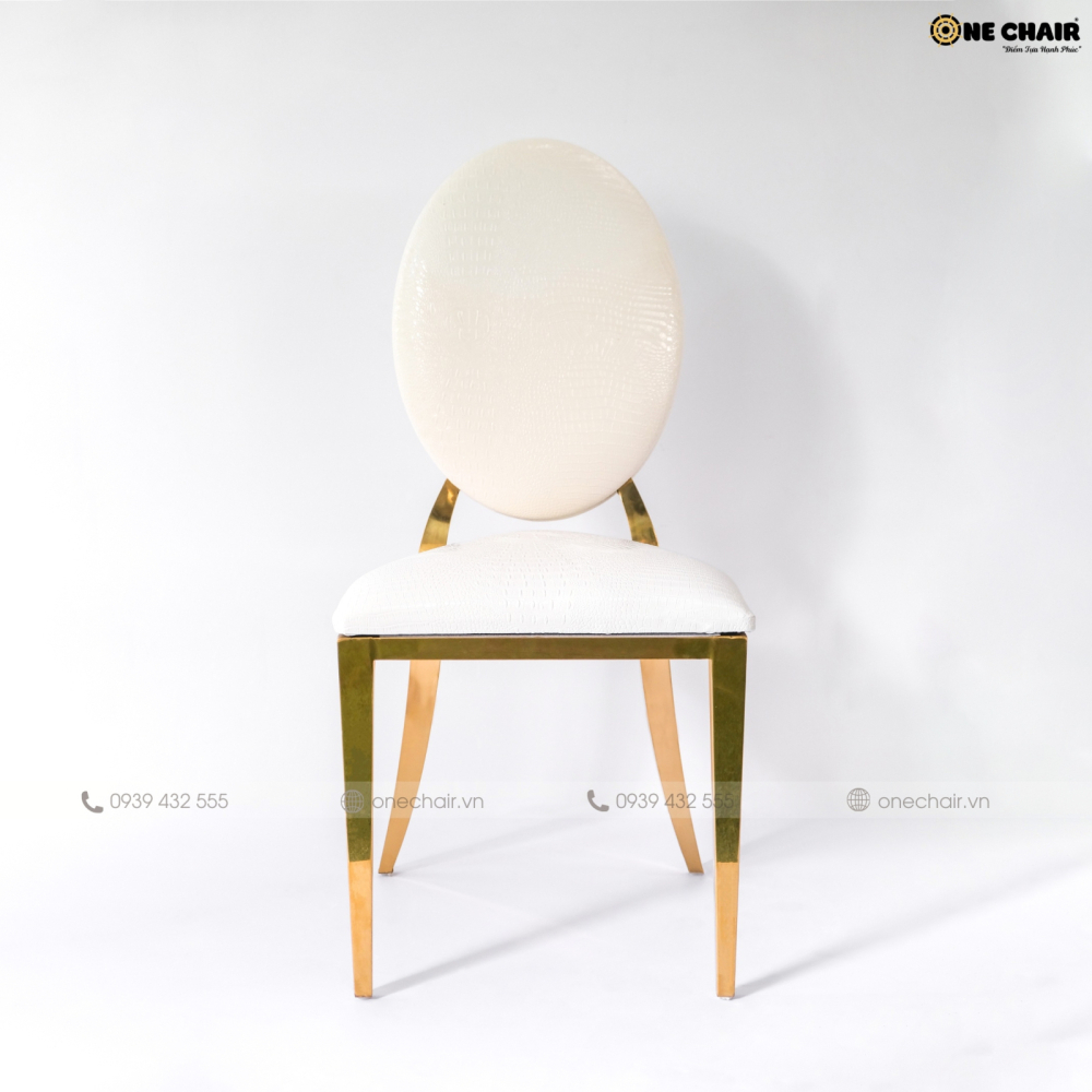 Ghế Tiệc Cưới Louis Mạ Vàng Sang Trọng