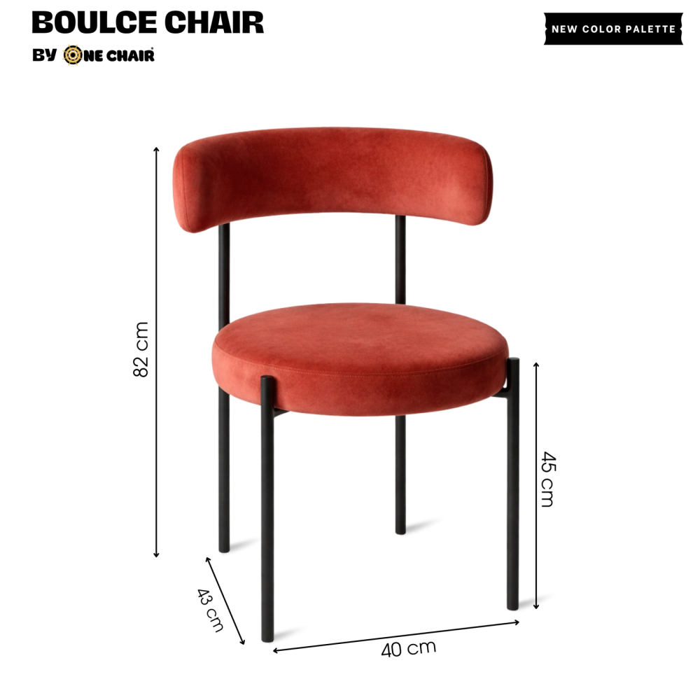 NEW COLOR PALETTE | BOUCLÉ CHAIR – SẮC ĐỎ ẤM TRONG KHÔNG GIAN TIỆC