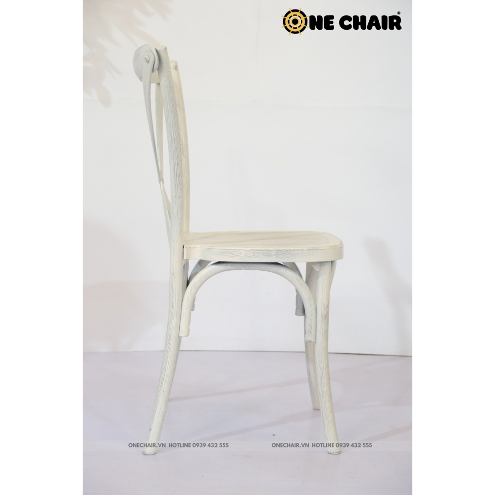 ghế chéo lưng chữ X croosback sang trọng cho sự kiện tiệc cưới