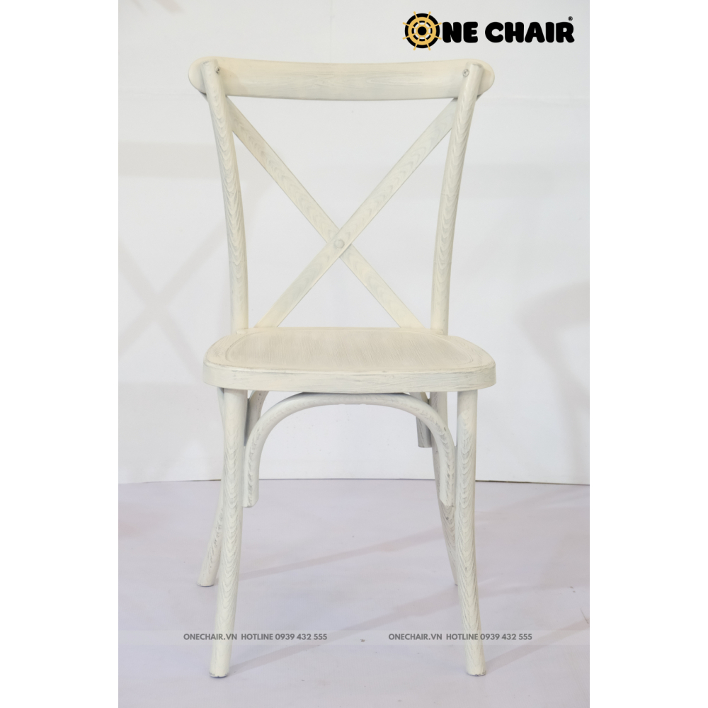 ghế chéo lưng chữ X croosback sang trọng cho sự kiện tiệc cưới