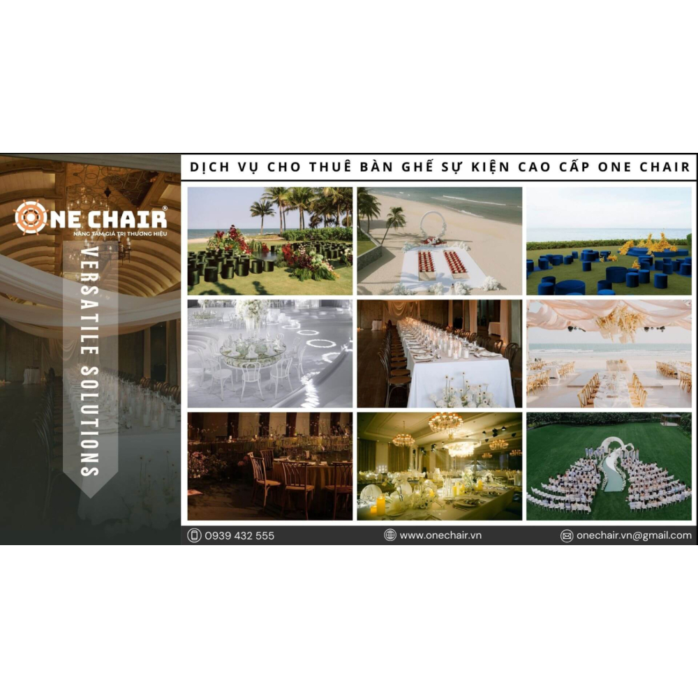 Dịch Vụ Cho Thuê Bàn Ghế Sự Kiện Cao Cấp Tại An Giang – ONE CHAIR Dịch Vụ Chuẩn 5 sao