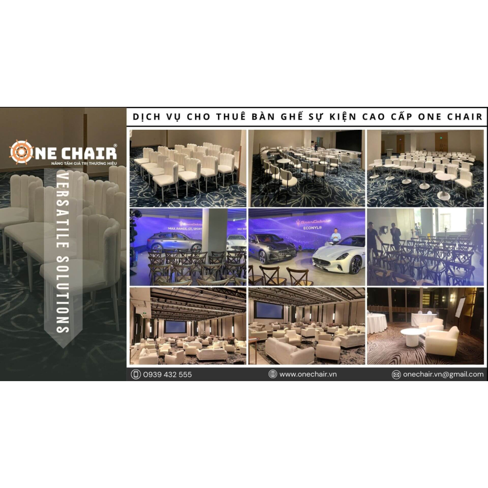 Dịch Vụ Cho Thuê Bàn Ghế Sự Kiện Cao Cấp Tiệc Cưới, Hội Nghị Và Sự Kiện Tại Vĩnh Long - ONE CHAIR