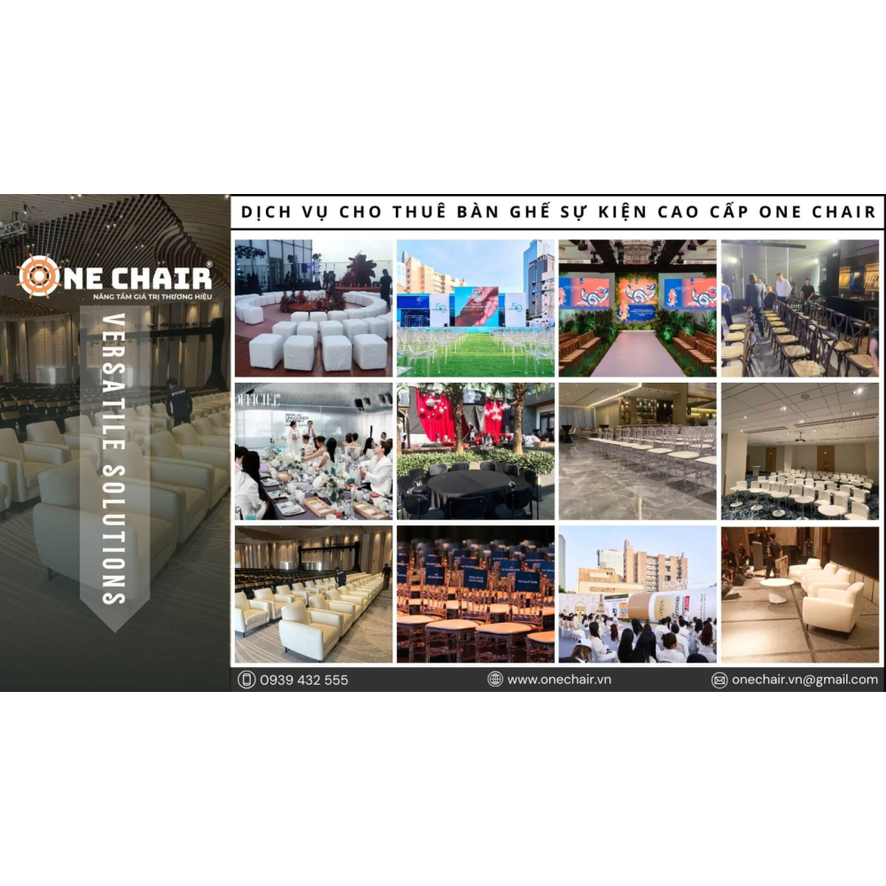 Cho Thuê Bàn Ghế Sự Kiện Cao Cấp Tại Tỉnh Đồng Tháp Cho Sự Kiện - Chuyên Nghiệp Và Đồng Bộ