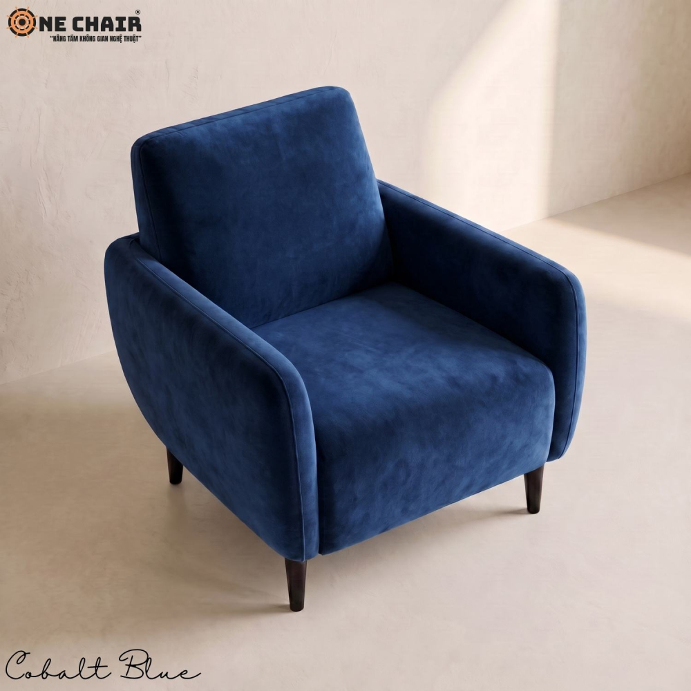 Single Sofa – Cobalt Blue