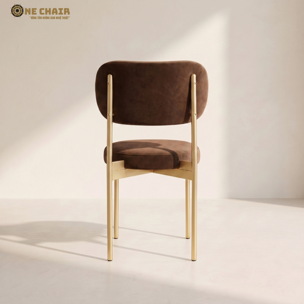 Velvet Chair – Chocolate Brown