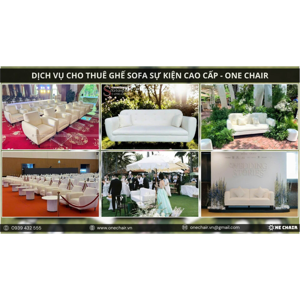 Top 5 Dòng Sofa Sự Kiện Giúp Setup Đẹp - Nhanh - Chuẩn Concept | ONE CHAIR Chia Sẻ 2025