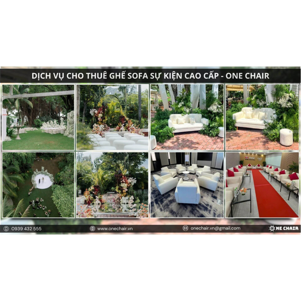 Xu Hướng Sofa Sự Kiện Sang Trọng, Hiện Đại 2025 - ONE CHAIR Dẫn Đầu Phong Cách Mới