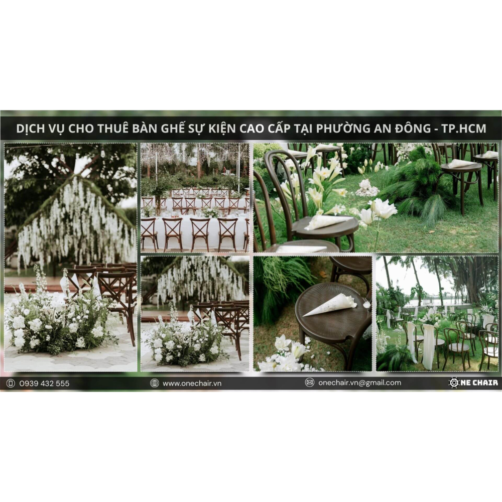 Dịch Vụ Cho Thuê Bàn Ghế Sự Kiện Cao Cấp Tại Phường An Đông, TP.HCM - OneChair