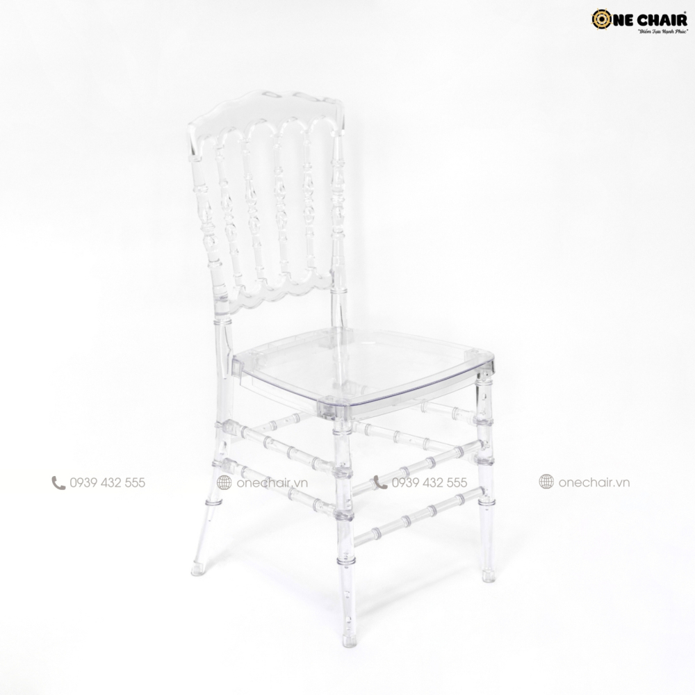 Napoleon Chair - Cho Thuê Ghế Sự Kiện Trong Suốt Cổ Điển & Kiêu Hãnh