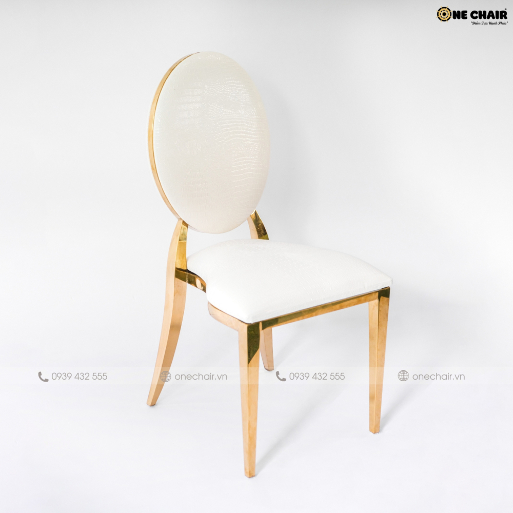 Louis Banquet Chair  - Ghế Sự Kiện Tiệc Cưới Mạ Vàng Sang Trọng