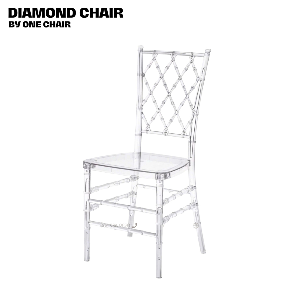NEW - Diamond Chair: Ghế Kim Cương Lấp Lánh, Phong Cách Sang Trọng