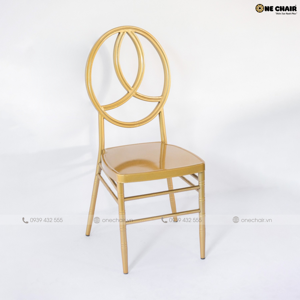 Ghế chiavari napoleon sự kiện tiệc cưới phong cách nhà hàng hoàng gia