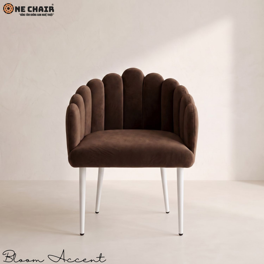 Bloom Accent Chair – Chocolate Brown