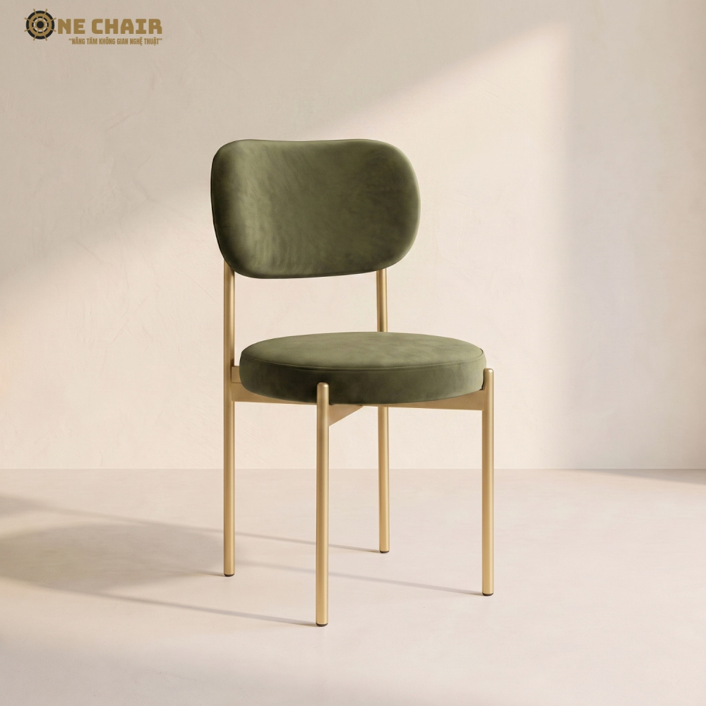 Velvet Chair – Moss Green