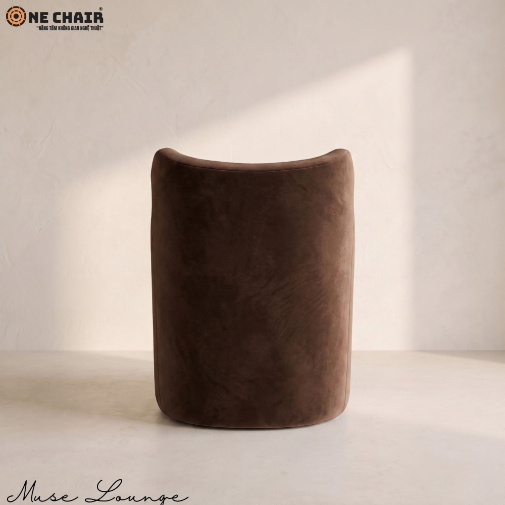 Muse Lounge Chair – Chocolate Brown