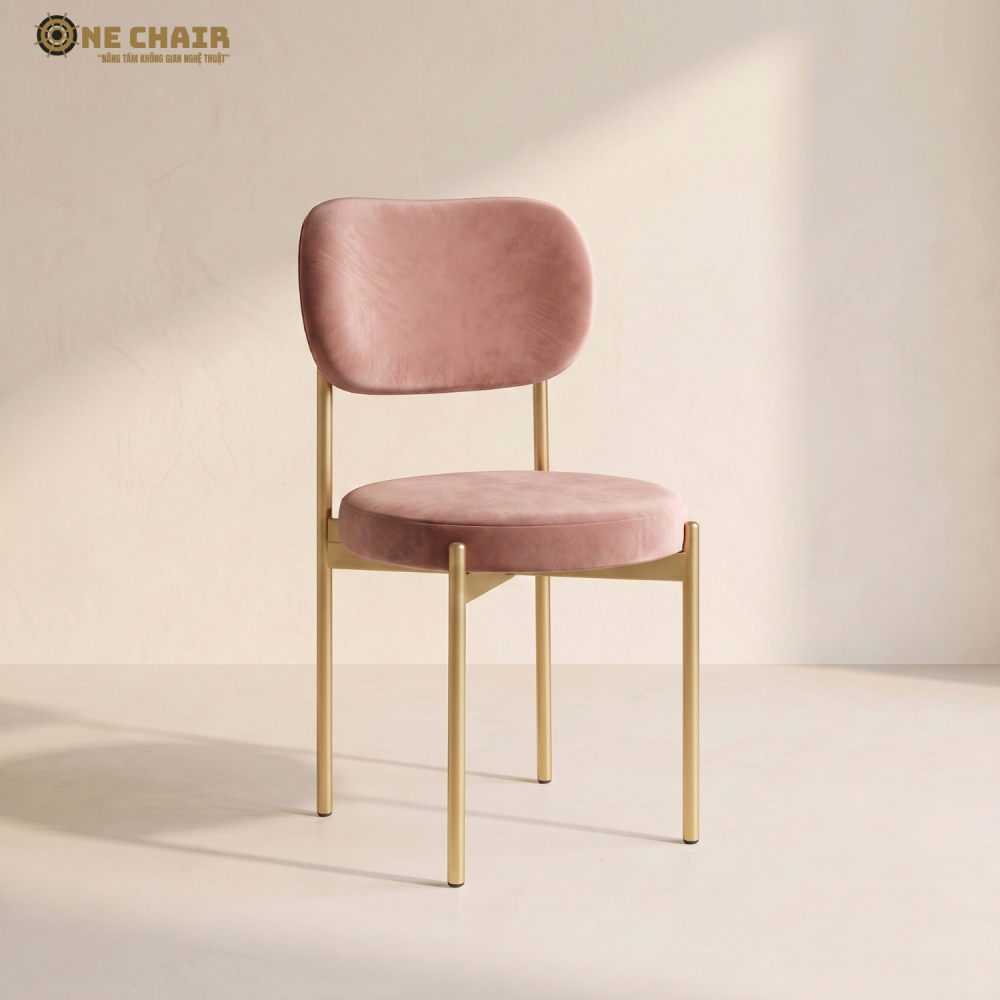 Velvet Chair – Dusty Rose