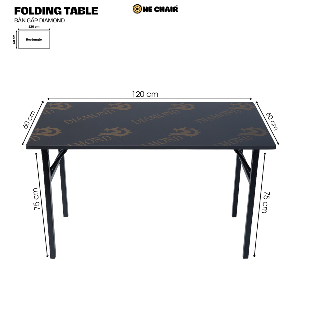 Bàn Dài Sự Kiện IBM Sang Trọng / Folding Table – Bàn Gấp Diamond