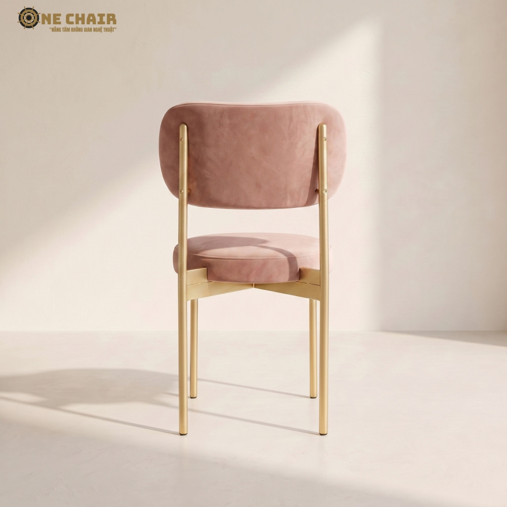Velvet Chair – Dusty Rose
