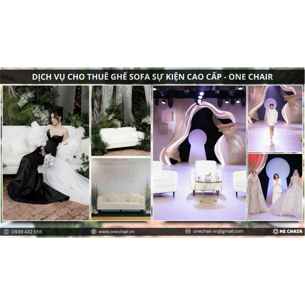 Xu Hướng Sofa Sự Kiện Sang Trọng, Hiện Đại 2025 - ONE CHAIR Dẫn Đầu Phong Cách Mới