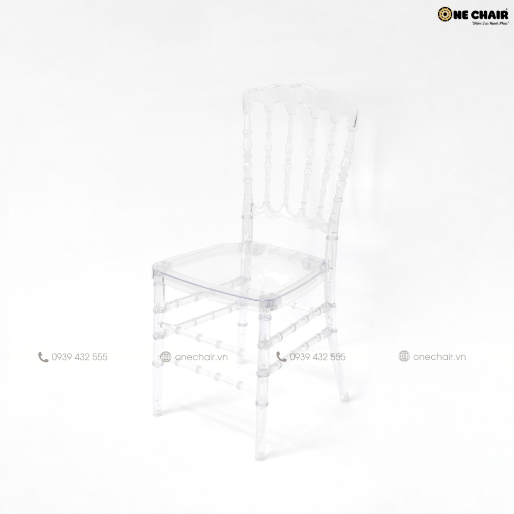 Napoleon Chair - Cho Thuê Ghế Sự Kiện Trong Suốt Cổ Điển & Kiêu Hãnh