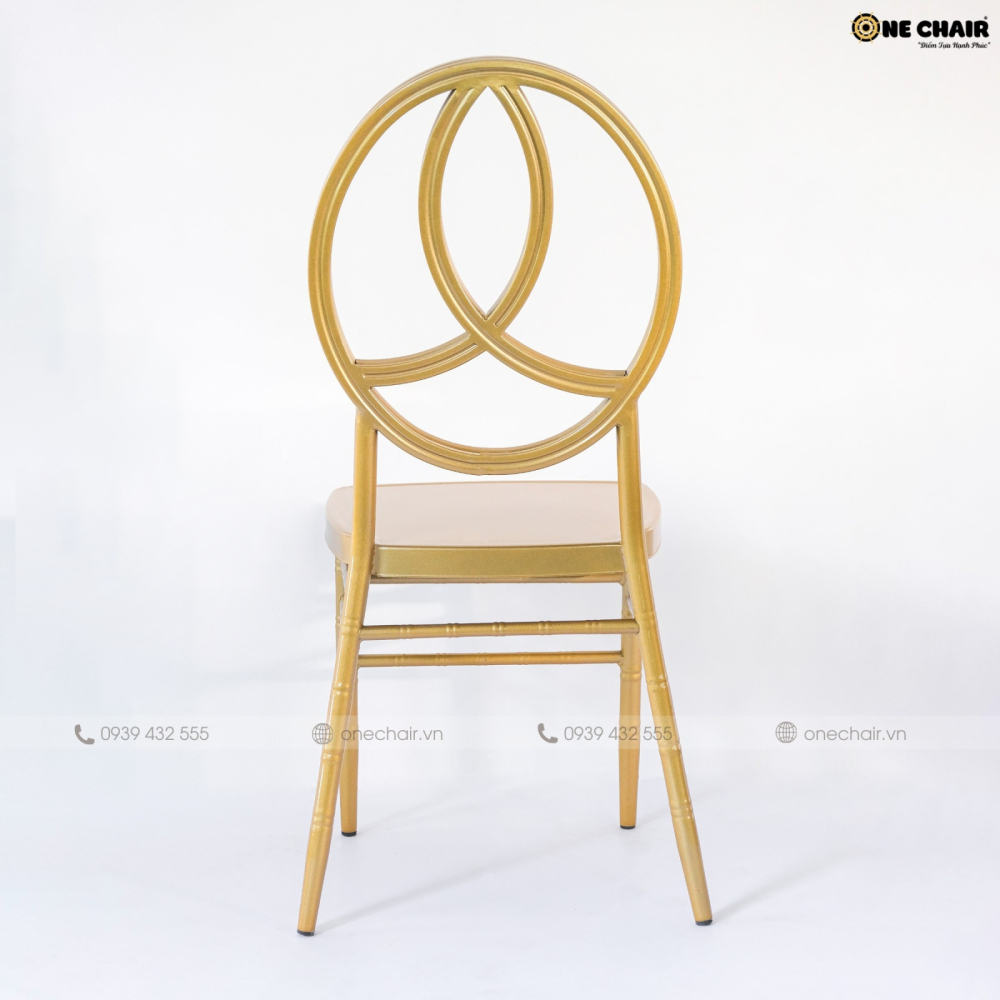 Ghế chiavari napoleon sự kiện tiệc cưới phong cách nhà hàng hoàng gia