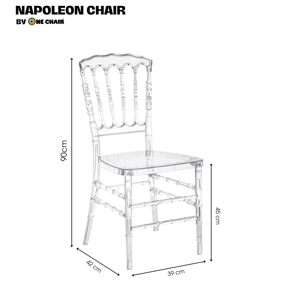 GHẾ SỰ KIỆN CAO CẤP | NAPOLEON CHAIR – VẺ ĐẸP CỔ ĐIỂN TRONG SUỐT